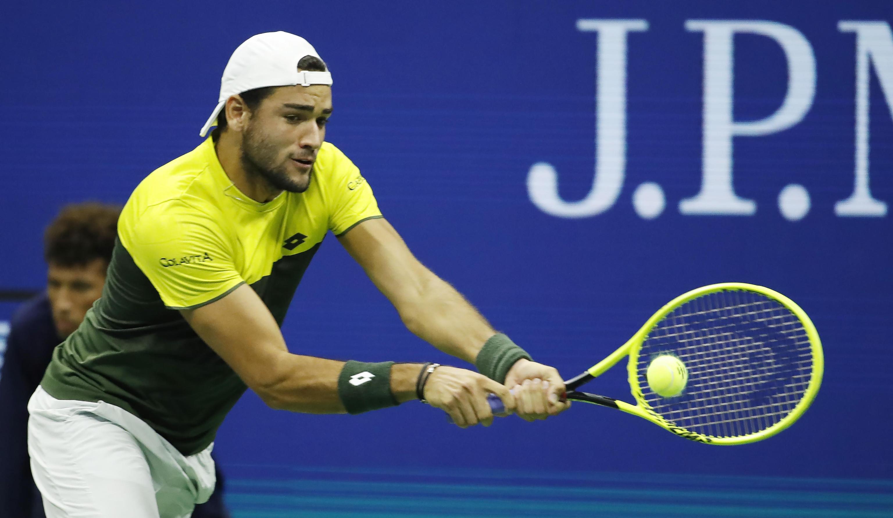 Tennis, finisce il sogno di Matteo Berrettini agli Us Open Open