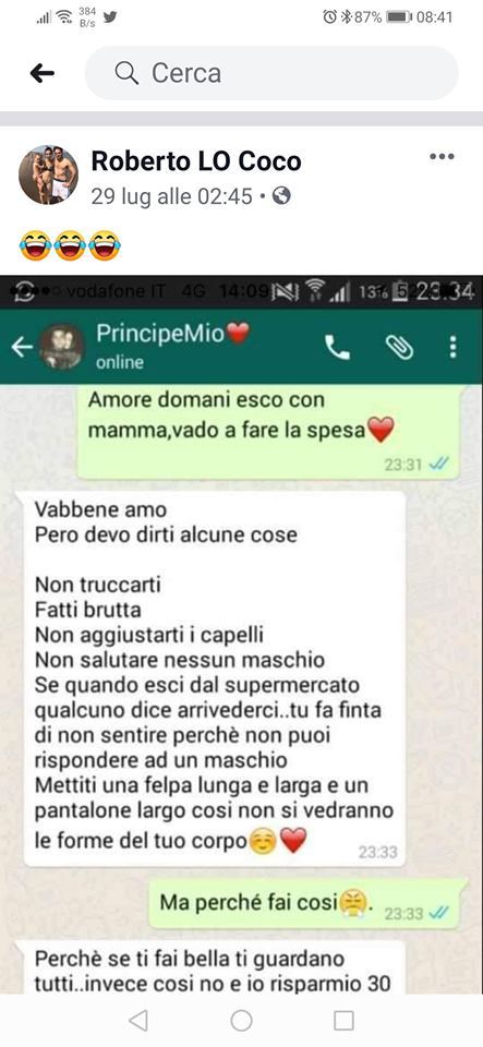 La Chat Whatsapp Copriti O Ti Uccido Non E Di Roberto Lo Coco E Giulia Lazzari Open