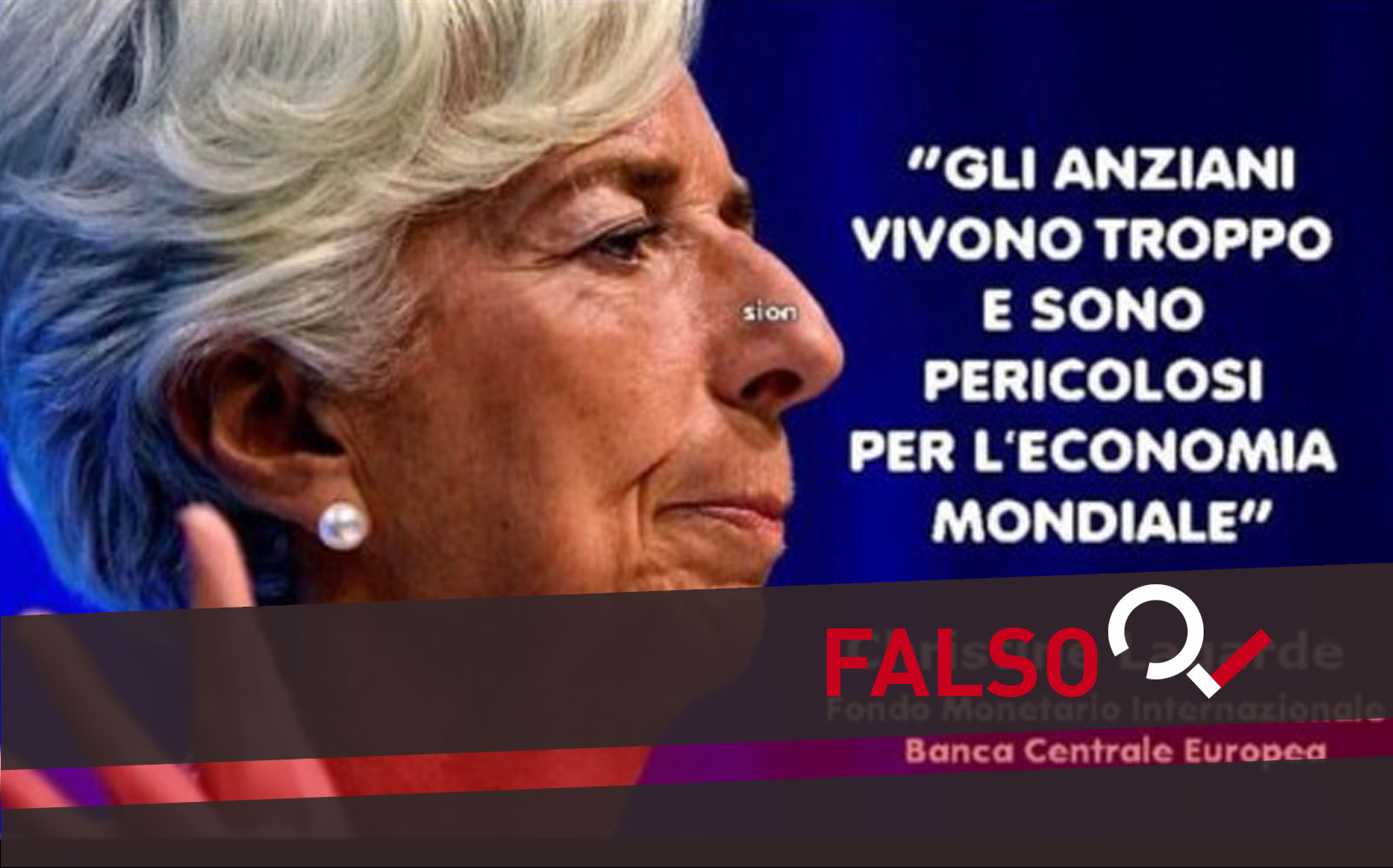 Le False Citazioni Di Christine Lagarde Contro Gli Anziani Open