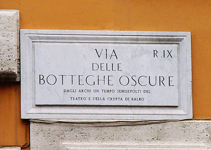 Roma In Via Delle Botteghe Oscure Li Dove Era La Sede Del Pci Il Nuovo Quartier Generale Della Lega Open