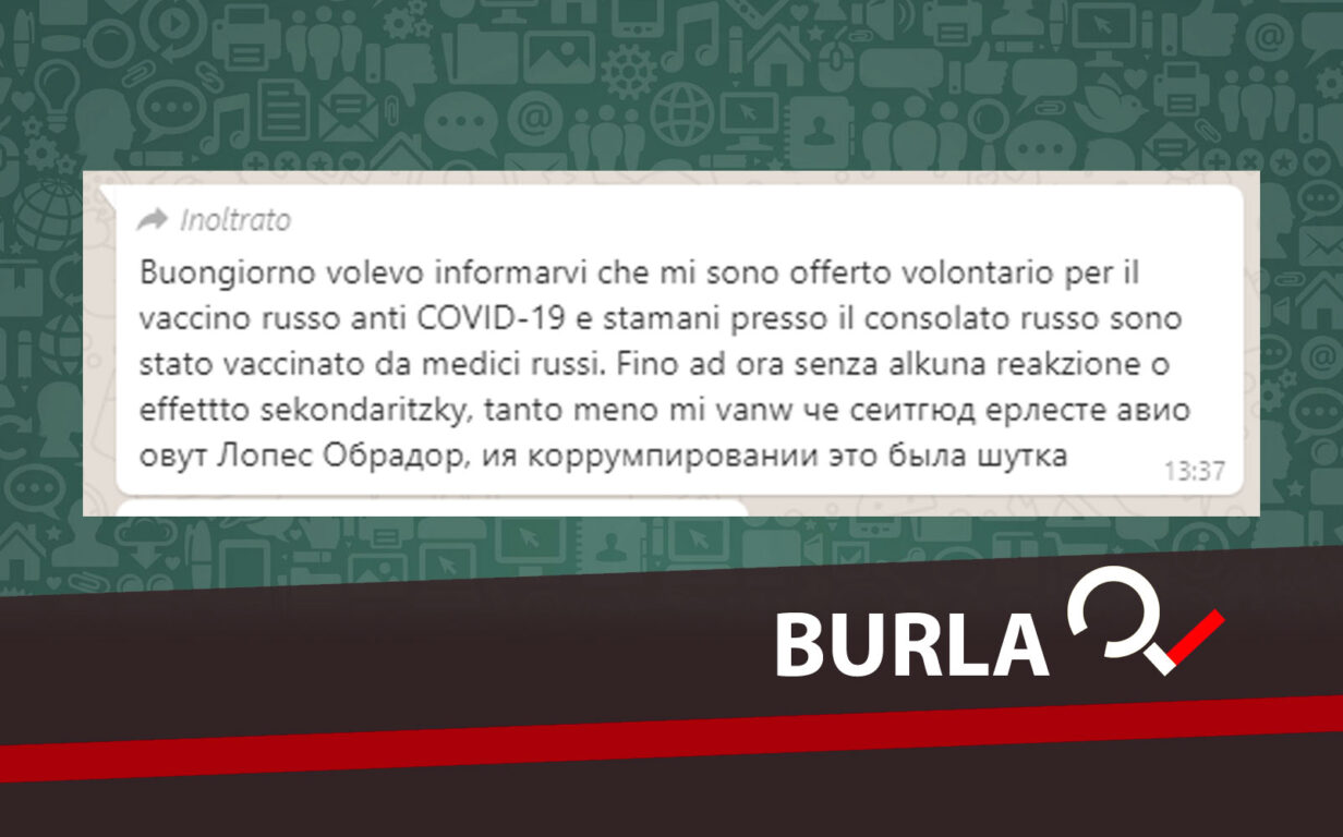 Coronavirus La Simpatica Burla Del Volontario Per I Primi Test Del Vaccino Russo A Milano Torino Open