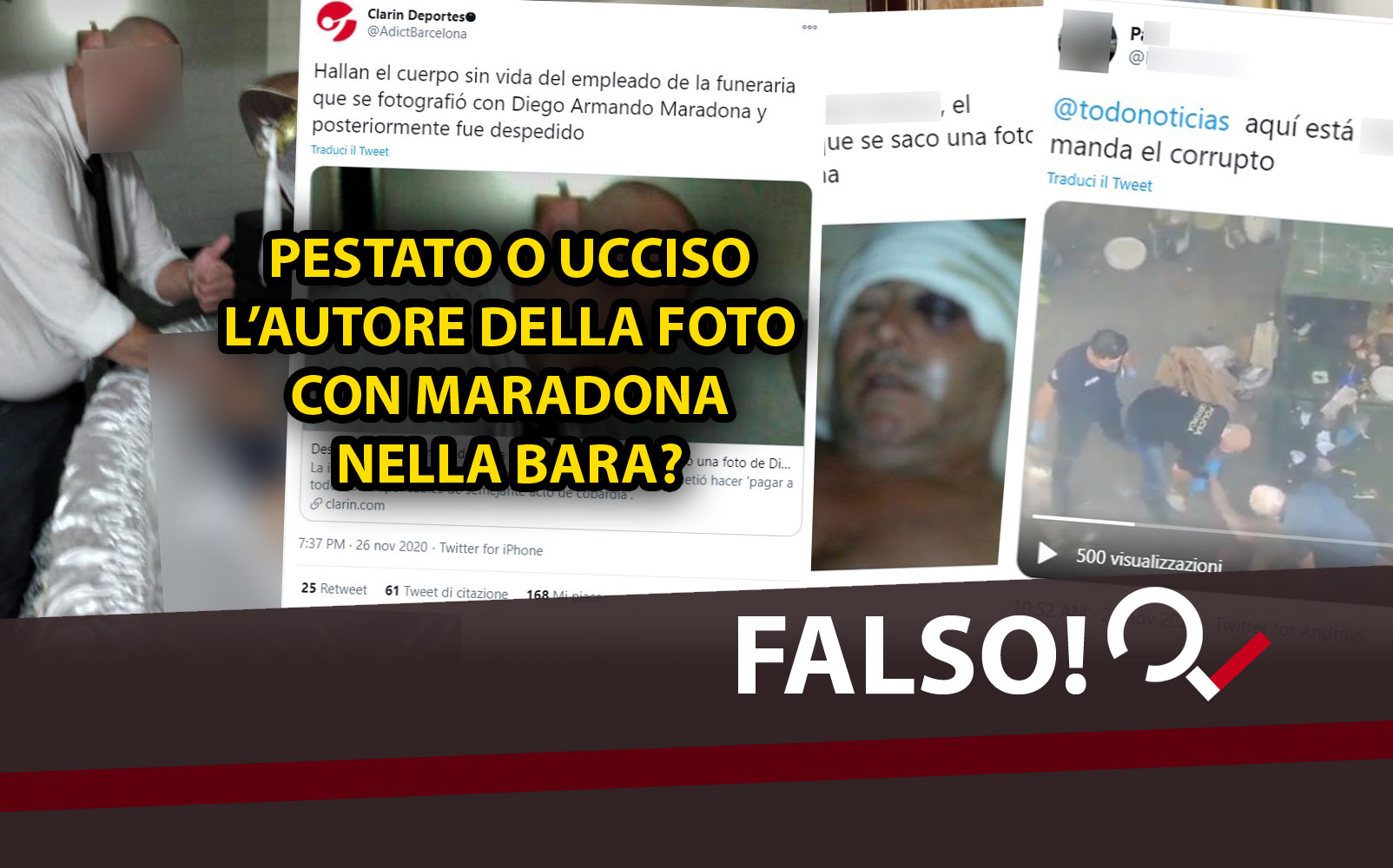 Trovato Morto L Autore Della Foto Con Maradona Nella Bara Immagini E Video Fake Ma Le Minacce Sono Vere Open